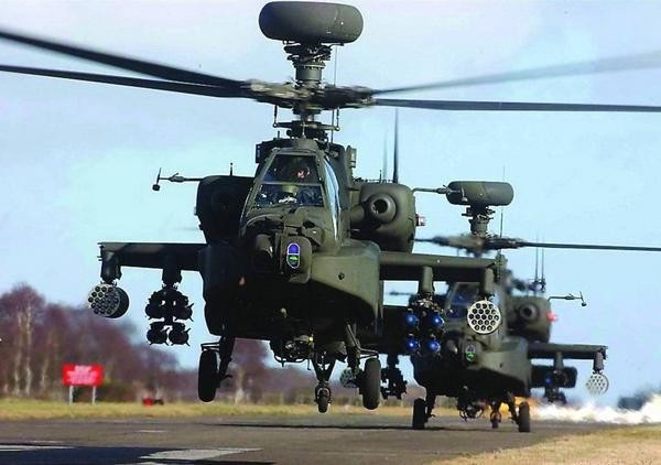 Ấn Độ mua 22 máy bay trực thăng vũ trang AH-64 Apache của Mỹ